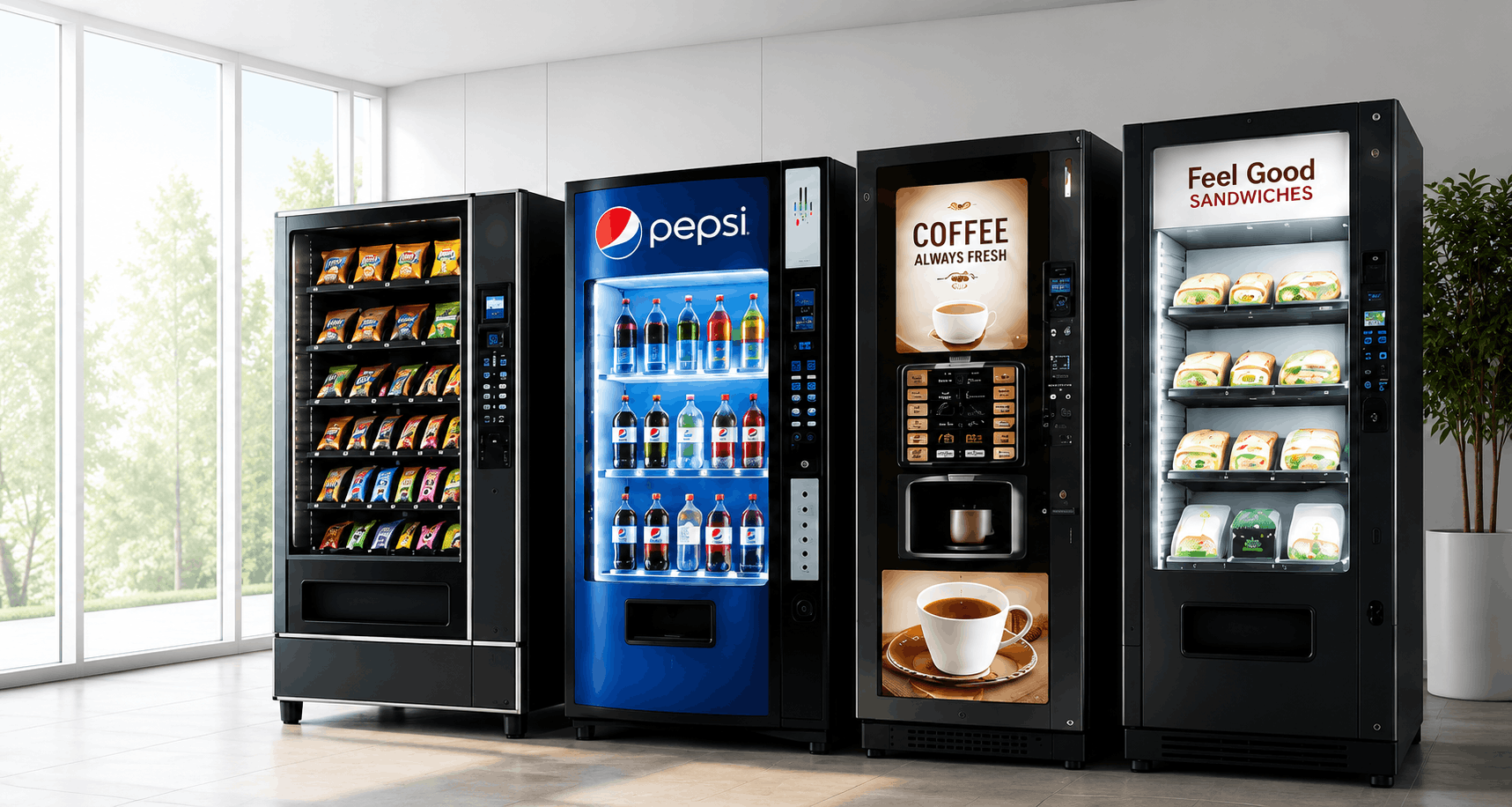 Vending machines banner