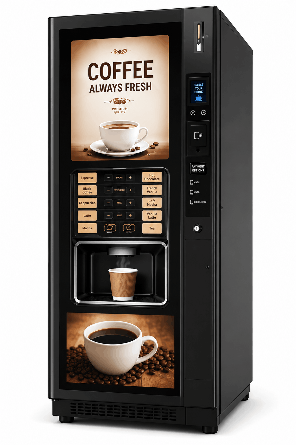 Coffee Full Automatic Vending Machine